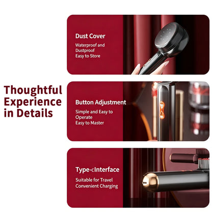 Electric Head Massage Comb Rechargeable 660nm Red Light Hair Care Portable Kneading Relax Head Scalp Massager Blood Circulation